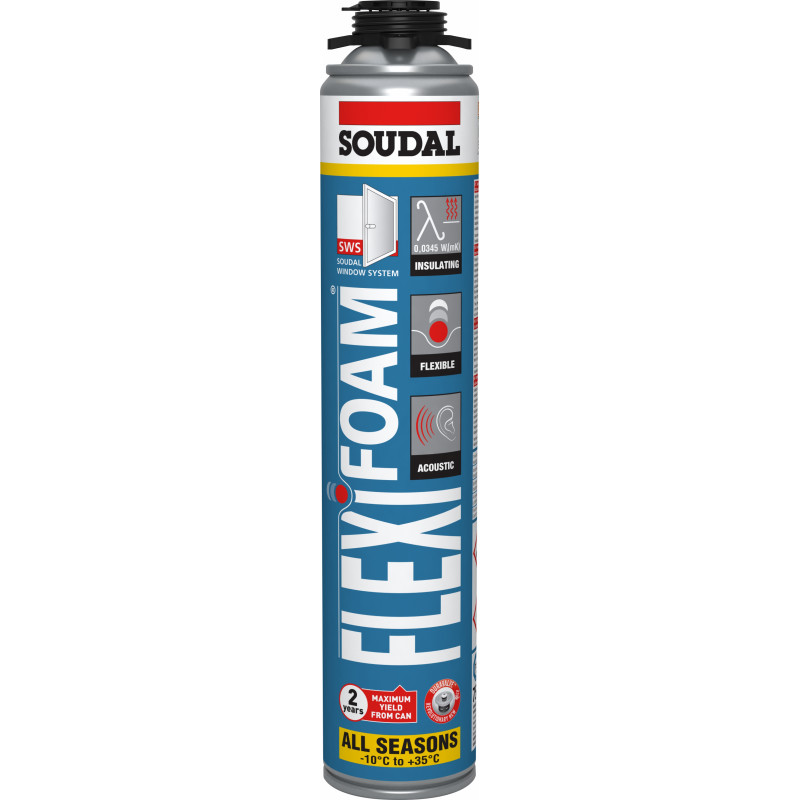 Montāžas putas Soudal FlexiFoam 750ml