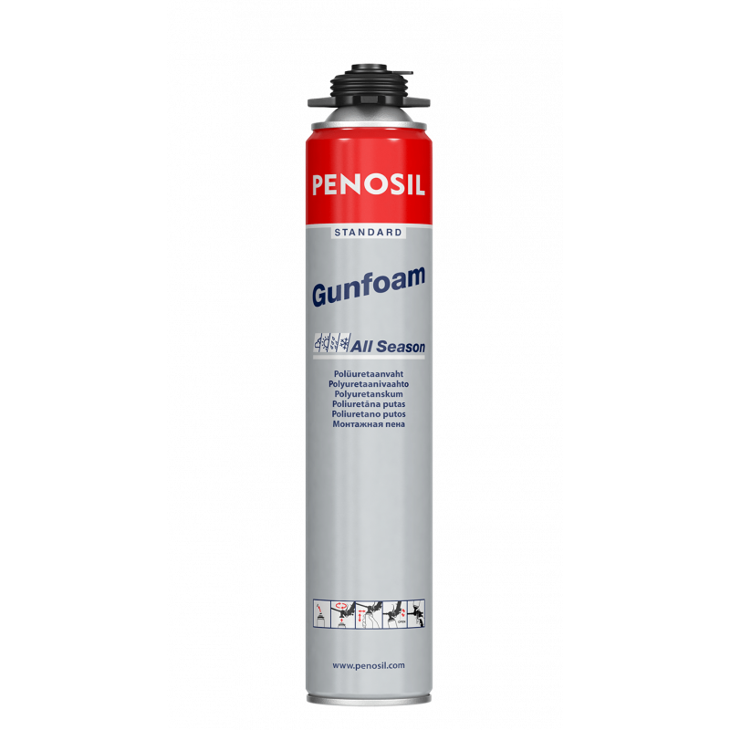 Montāžas putas PENOSIL Gunfoam All Season 630ml 