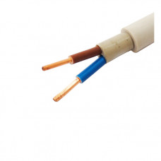 Instalācijas kabelis PPJ 2X2.5 balts, DrakaCable