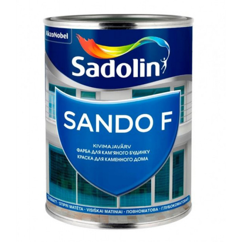 Fasādes un cokolu krāsa Sadolin Sando F 5L